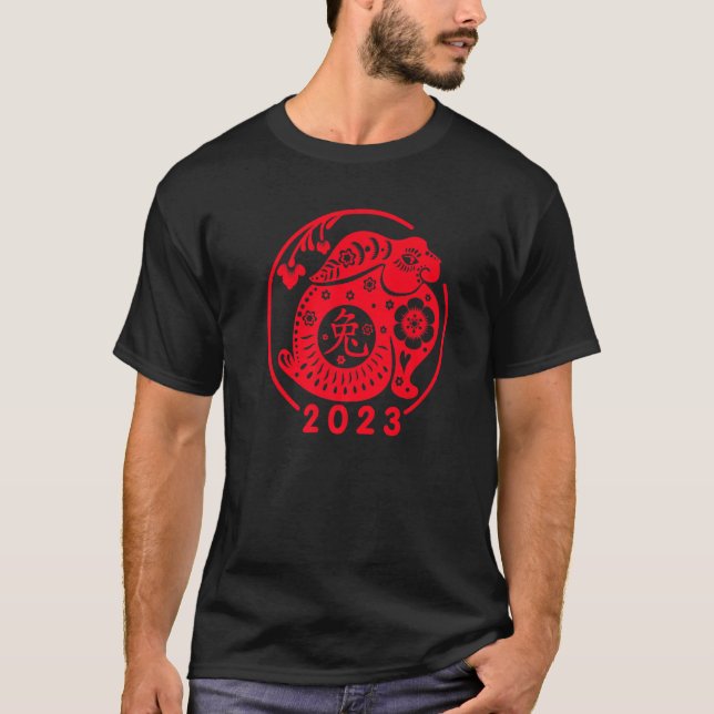 Camiseta Year Of The Rabbit Chinese New Year 2023 (Frente)