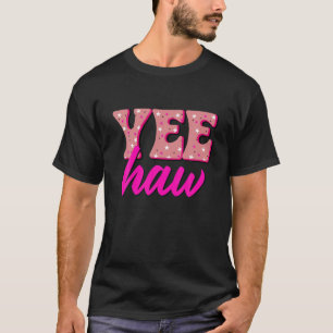 Camiseta Yee Haw Howdy Retro Rodeo Oeste País Sul