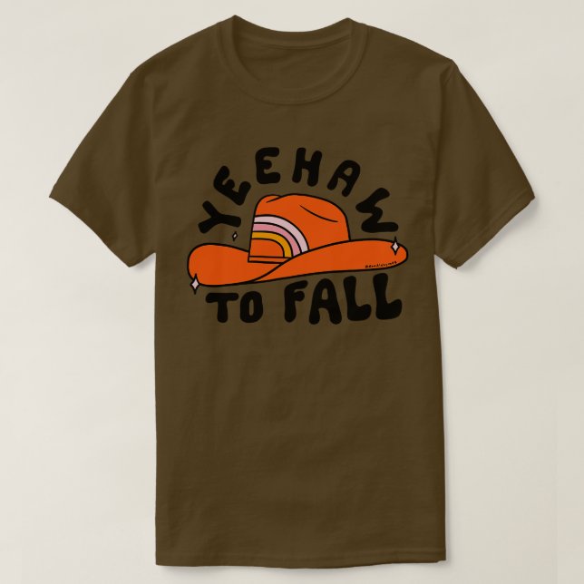Camiseta Yeehaw to Fall (Frente do Design)