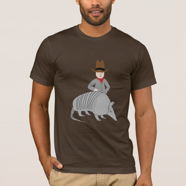 Camiseta Yeehaw!  Vaqueiro e tatu! (Frente)