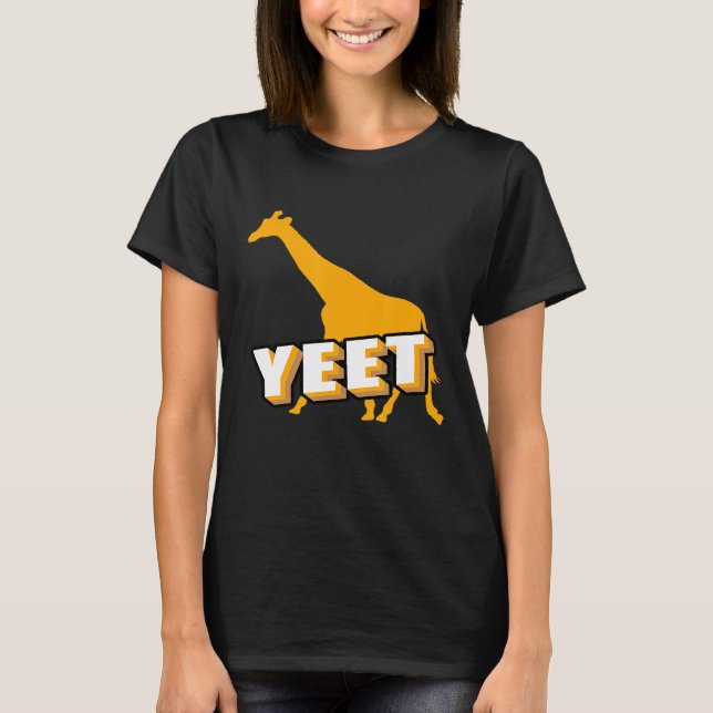 Camiseta Yeet Giraffe Ideas Giraffe Childrens (Frente)