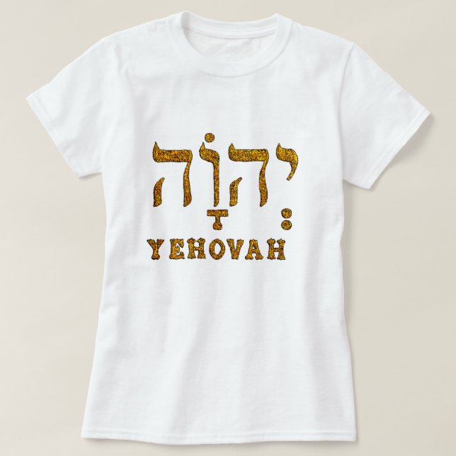 Camiseta YEHOVAH, T-Shirt (Frente do Design)