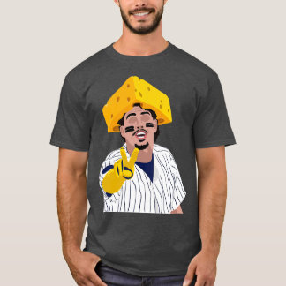 Camiseta Yelich e o cheesehead
