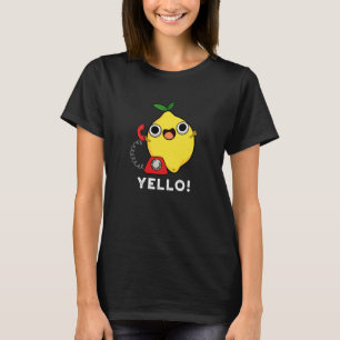 Camiseta Yello Funny Yellow Lemon Pun Dark BG