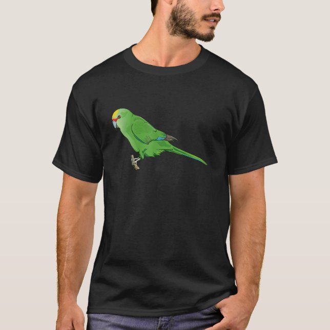 Camiseta Yellow crowned parakeet Kakariki (Frente)