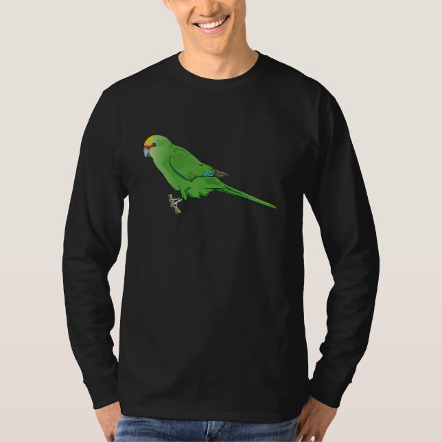 Camiseta Yellow crowned parakeet Kakariki (Frente)