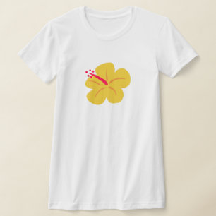 Camiseta Yellow Hibiscus T-Shirt