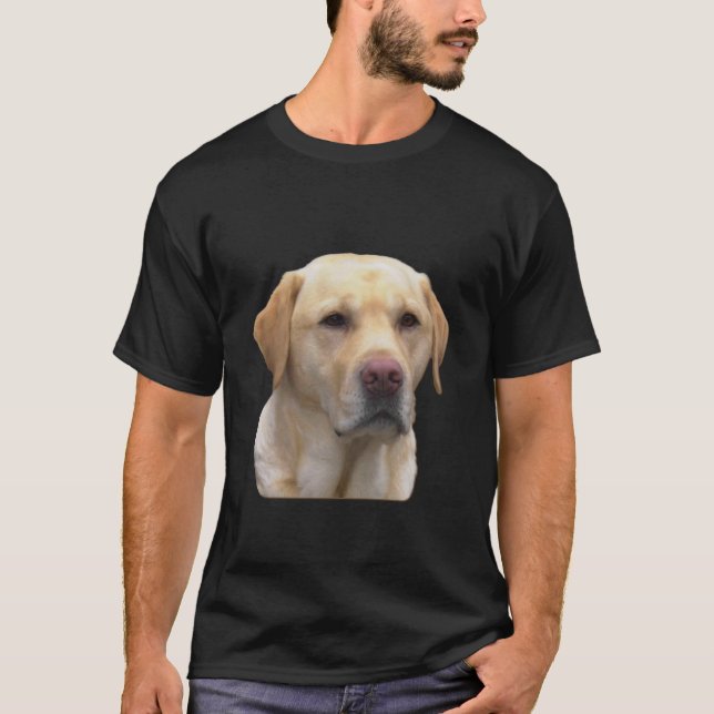 Camiseta Yellow Lab Faithful Friend family retro friends (Frente)