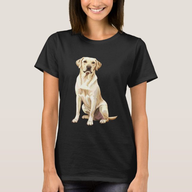 Camiseta Yellow Labrador Retriever (Frente)