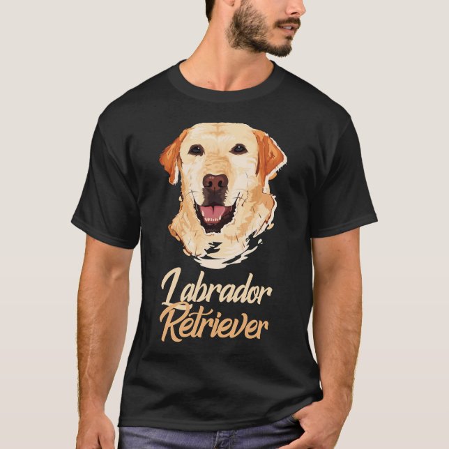 Camiseta Yellow Labrador Retriever! Especially For Labrador (Frente)