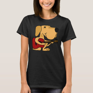 Camiseta Yellow Labrador Retriever Tocando Violão