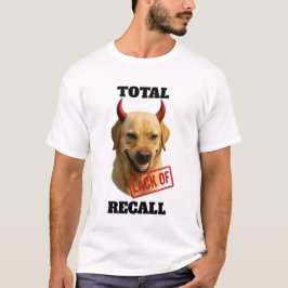 Camiseta Yellow Labrador 'TOTAL LACK OF RECALL' T-shirt