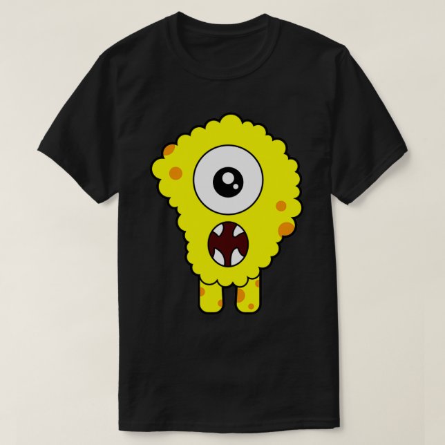 Camiseta Yellow Monster (Frente do Design)