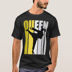Camiseta Yellow Womens Karate Queen Birthday Coach Competit