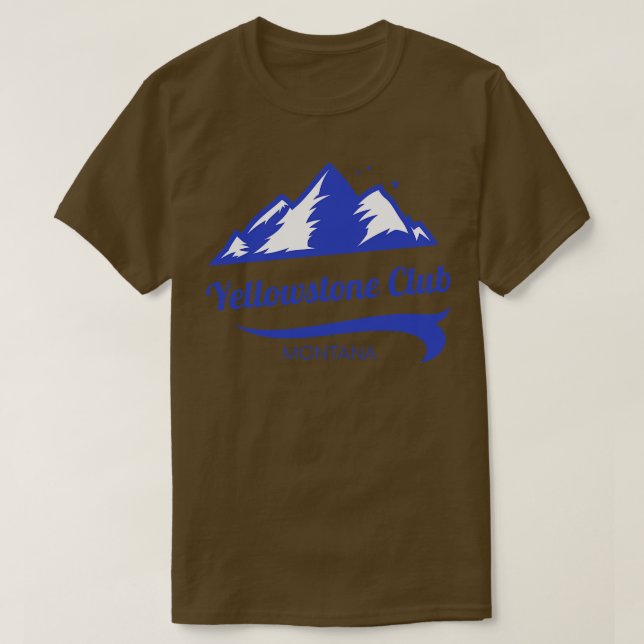 Camiseta Yellowstone Club Ski Montana 7 (Frente do Design)