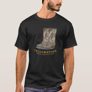 Camiseta Yellowstone Collection Cowboy Boots Boots 2 Step B