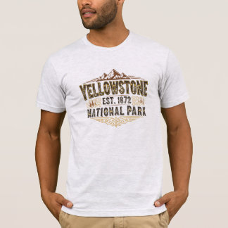 Camiseta Yellowstone Est. 1872 Tipografia de Patrimônio Mon