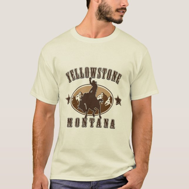 Camiseta Yellowstone Montana Cowboy (Frente)