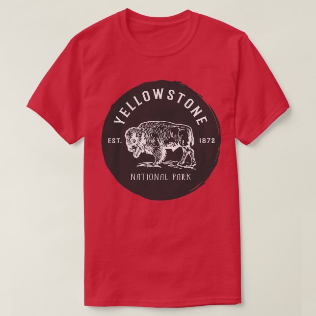 Camiseta Yellowstone National Park 1 (Frente do Design)