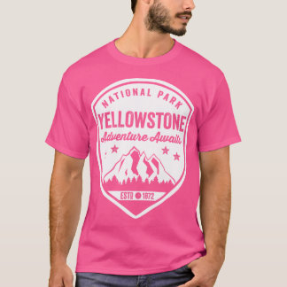 Camiseta Yellowstone National Park Adventure Aguarda Hikin