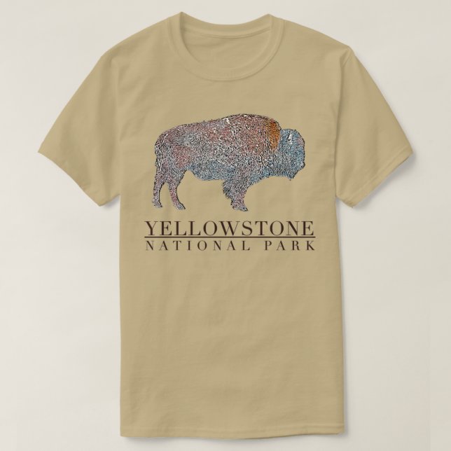 Camiseta Yellowstone National Park benefit ar (Frente do Design)