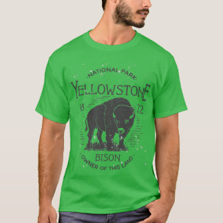 Camiseta Yellowstone National Park Bison Proprietário desta