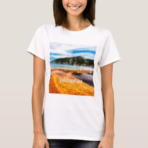 Camiseta Yellowstone National Park Monta Animais Naturais
