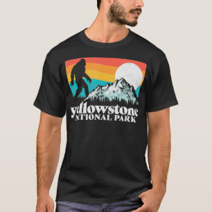 Camiseta Yellowstone National Park Montanhas Bigfoot