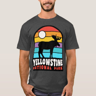 Camiseta Yellowstone National Park Moose Crachá