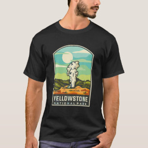 Camiseta Yellowstone National Park Throwback Design Classic