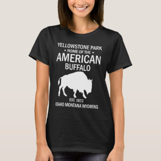Camiseta Yellowstone National Park US Bison Buffalo