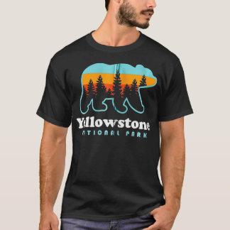 Camiseta Yellowstone National Park Wyoming Bear Men Z