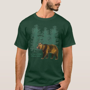 Camiseta Yellowstone National Park Wyoming Bear Treve Souve