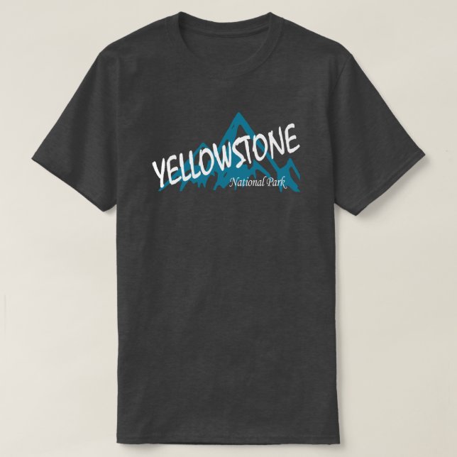 Camiseta Yellowstone National Park Wyoming Montana (Frente do Design)