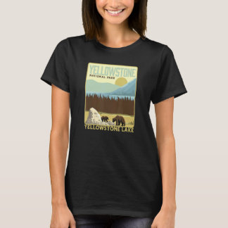 Camiseta Yellowstone National Park Yellowstone Lake & Bears