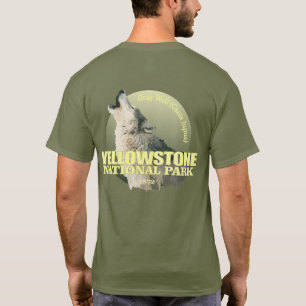 Camiseta Yellowstone NP (Wolf Cinza) WT