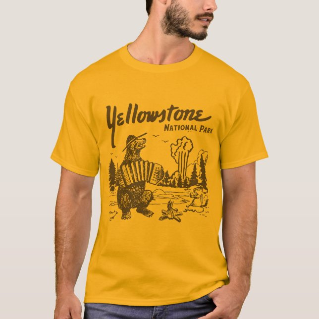 Camiseta Yellowstone Road Trip 2026 Family Vacation Shirt (Frente)