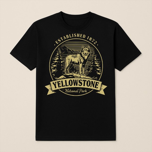 Camiseta Yellowstone Wolf T-Shirt (Criador carregado)
