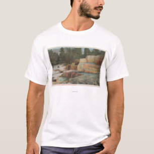 Camiseta Yellowstone, WYView do terraço do anjo