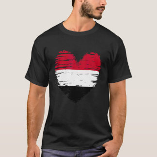 Camiseta Yemen Heart Yemeni Flag Yemeni Pride