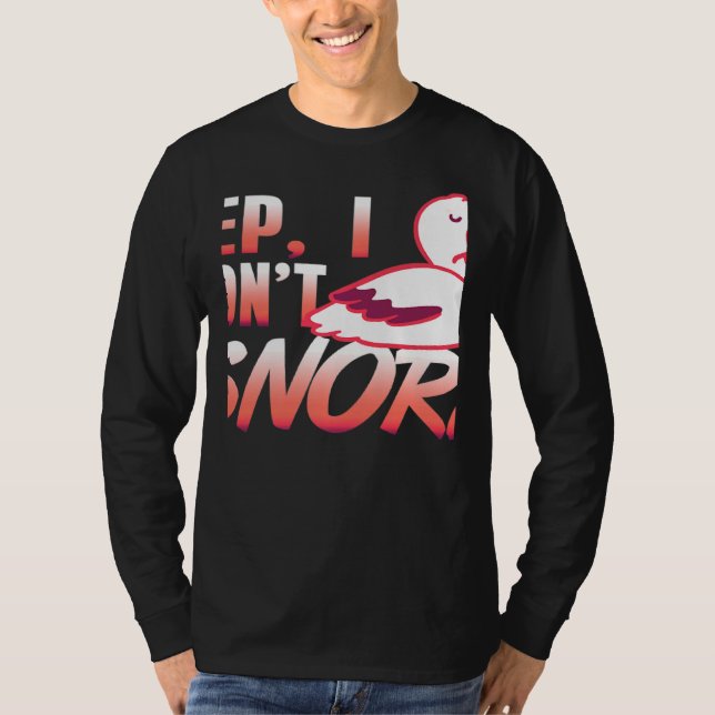 Camiseta Yep I Don't Snore Pelican Designs Present (Frente)