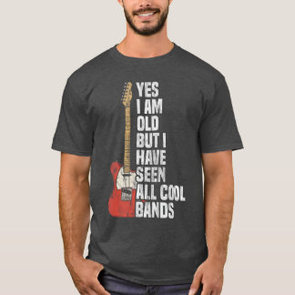 Camiseta Yes I Am Old But I Have Seen All Cool Bands boy