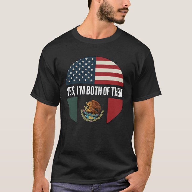 Camiseta Yes, I’m Both of Them– Proud Dual Identity Citizen (Frente)
