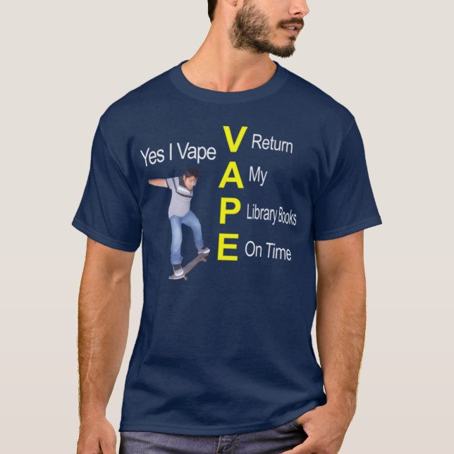 Camiseta Yes I Vape Dank (Frente)