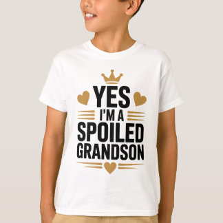 Camiseta Yes, I'm a Spoiled Grandson