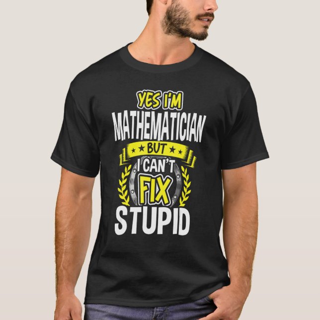 Camiseta Yes, I'm Mathematician (Frente)