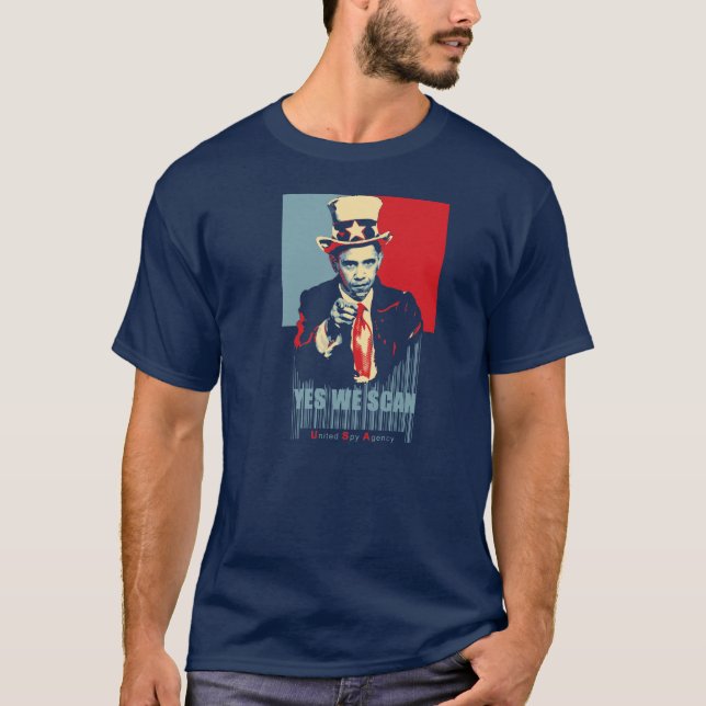 Camiseta Yes We Scan sátira Shirt (Frente)