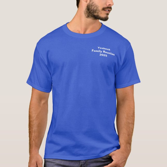 Camiseta Yesbeck Family Reunion 2025 Shirt (Frente)