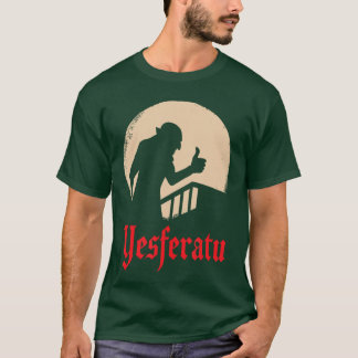 Camiseta Yesferatu Funny Vampire Horror Movie Parody boy