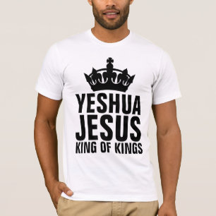 Camiseta YESHUA JESUS KING OF KINGS, T-Shirts cristãs